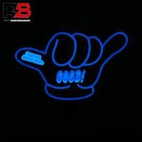 ราคา สติ๊กเกอร์ติดกระจกรถยนต์ LED รถแข่งแผงเรืองแสงไฟฟ้า SWING HAND POP (55503964940)