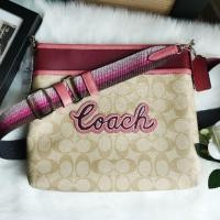 ราคา @3,890฿.-❤️ #FILE #CROSSBODY IN# SIGNATURE #CANVAS WITH #COACH #PRINT (#COACH #F72896) (7606445957)