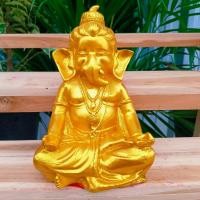 ราคา พระพิฆเนศปางทรงศีล สีน้ำทองงดงาม หน้าตัก 5 นิ้ว บูชาเสริมความสำเร็จสิริมงคลเสริมสติปัญญาแก้ไขปัญหาต่างๆได้ดี (23938156195)