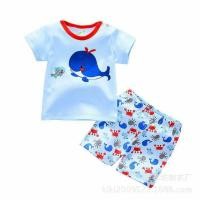 ราคา ชุดเด็ก เซตเสื้อ + กางเกงขาสั้น ลายปลาโลมา (672715150)
