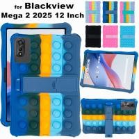 ราคา สําหรับ Blackview Mega 2 2025 12 นิ้วแท็บเล็ต Ajustable Stand Cover แท็บเล็ตซิลิโคนอ่อนนุ่ม Push Bubble Case สําหรับ Mega2 12.0 นิ้ว (24397966441)