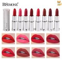 ราคา [VI] BSIMONE Matte Lipstick Nude Lips Stick Long Lasting Non-stick Cup Lip Gloss Waterproof Moisturizing Lipsticks Makeup Cosmetic TH (57853909583)