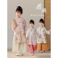 ราคา 【พร้อมส่งจากจีน】 ชุดเซทเด็ก สองชิ้น สไตล์จีน ตรุษจีน กี่เพ้า ฮั่นฝู ลายดอกไม้ สำหรับเด็กผู้หญิง (52354448128)