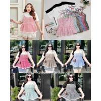 ราคา เชต2ชิ้น เสื้อยืด+สายเดียวลายสก๊อต น่ารักๆ ใส่เที่ยว จับแมทช์ได้ทุกลุค เสื้อผ้าสาวอวบอ้วน พลัสไซส์ ไซส์ใหญ่ NP (52101501075)