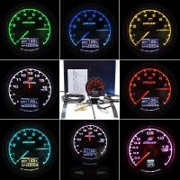 ราคา Greddy Racing Gauge 7 สี Multi LCD Digital Display Meter อุณหภูมิไอเสียสูญญากาศ Water Temp Turbo Boost Gauge 2.5 นิ้ว (28931565064)