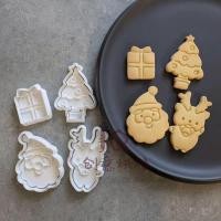ราคา การ์ตูนการ์ตูนหมีน่ารักคริสต์มาสคุกกี้แม่พิมพ์ซานตาคลอสต้นคริสต์มาสกวางเรนเดียร์แมวขนมปังปิ้งคุกกี้ตรายาง (55902023383)
