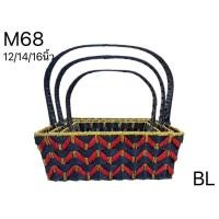 ราคา M68 กระเช้างานแฮนด์เมดจากเหล็กอย่างดี กระเช้าปีใหม่ กระเช้าผลไม้ 12/14/16 นิ้ว (41026337972)