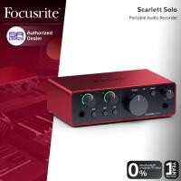 ราคา (ส่งฟรี/ผ่อน0%) Focusrite Scarlett Solo 4th Gen ออดิโออินเตอร์เฟส อุปกรณ์บันทึกเสียง โฮมสตูดิโอ USB Audio Interface (26036732237)