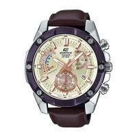 ราคา Casio Edifice นาฬิกาข้อมือผู้ชาย สายหนังแท้ รุ่น EFR-559BL-7A - สีน้ำตาล (1489727039)