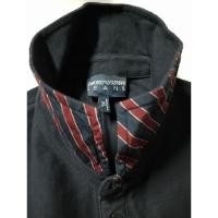 ราคา Emporio Armani ของแท้เสื้อคอโปโล Misura สีดำ (24608083086)