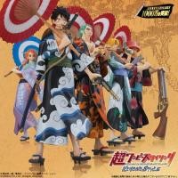 ราคา Straw Hat Kimono Style Set ของแท้ JP แมวทอง - Super Styling Bandai [โมเดลวันพีช] (5 ตัว) (5744062137)