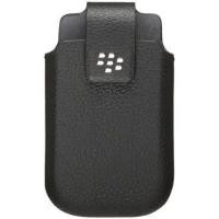 ราคา Blackberry Curve 9300/8520/8500 ซองหนังหมุน-สีดํา (26429385414)