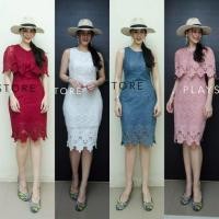 ราคา ️ Mirrorsister Setเดรสลูกไม้ ชุดเซ็ต ชุดลูกไม้ เดรสลูกไม้ ชุดออกงาน ชุดไปงาน ชุดทำงาน ชุดเรียบร้อย ชุดสภาพ ชุดไปงานแต่ง (9652198489)