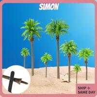 ราคา SIMON 5 ชิ้น Palm Tree รุ่น,ประดิษฐ์ประดิษฐ์มะพร้าวปาล์มต้นไม้ Miniature, DIY สามมิติพลาสติกมะพร้าว Micr ภูมิทัศน์เดสก์ท็อปตกแต่ง (54654411565)