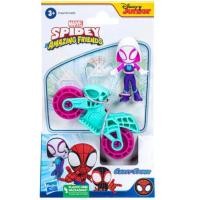 ราคา Marvel Spidey and His Amazing Friends Ghost-Spider with Motorcycle Spider-Man Figure ของเล่นสไปเดอร์แมน (23869979480)