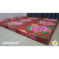 ราคา ที่นอนนุ่นพับ 5 ฟุต พิเศษ ยาวมาตรฐาน ใส่เตียง5ฟุตได้พอดี ที่นอนพับเก็บได้ แบบ3ตอน ปูผ้าปู5ฟุตพอดี ยัดนุ่นแน่น หนา3นิ้ว (1041827006)