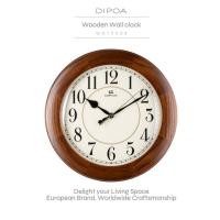 ราคา DIPOA Wooden Wall Clock (WN105DB) นาฬิกาแขวนผนังจากไม้ สไตล์ยุโรป ดีไซน์เรียบหรู คลาสสิก (28801540515)