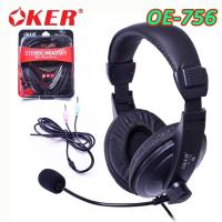 ราคา Oker หูฟัง STEREG HEADSET WITH MICROPHONE OKER OE-756 (29838304730)