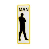 ราคา S820 ป้ายPP MAN2 ขนาด9.33X28 ซม. (1462629622)