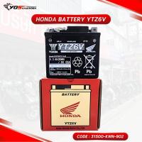 ราคา แบตเตอรี่ YUASA YTZ6V ขนาด 6 แอมป์ 12 โวลต์ (31500-KWN-902) แท้ศูนย์ HONDA (28362057146)