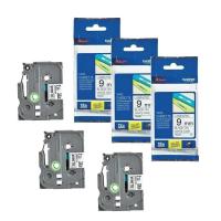 ราคา Brother เทปพิมพ์อักษรขนาด 9 มม. ตัวอักษรสีดำ พื้นขาว จำนวน 3 ม้วน รุ่น TZe-221 (596665511)