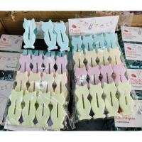 ราคา กิ๊ฟหนีบผ้า สีพาสเทล สไตล์เกาหลี น่ารักๆ (16ชิ้น) (8251498292)