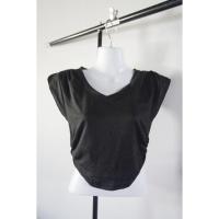 ราคา เสื้อยืดคนอป จั๊มเอว คอวี สีดำ (42119246566)