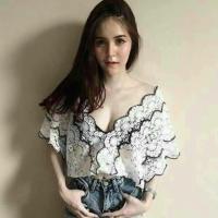 ราคา ลูกไม้คอวี+สายเดี่ยว (264630542)