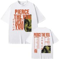 ราคา ผู้หญิงและผู้ชาย เสื้อยืดพังค์โกธิค คุณภาพสูง วงร็อค Pierce The Veil I Can't Hear You Tour เสื้อยืดพิมพ์ผ้าฝ้าย ยูนิเซ็ก (51455759202)