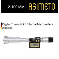 ราคา Asimeto Digital three-point internal micrometer ไมโครมิเตอร์วัดรูในแบบ 3 ขา แบบดิจิตอล วัดขนาดรู 12-100 มม (26737658600)