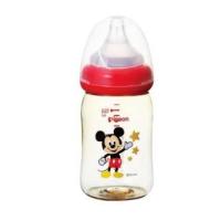 ราคา ขวดนมพีเจ้น Pigeonสีชาคอกว้างDisneyมิกกี้เมาส์ ขนาด 160 ML NOBOX ส่งลงทะเบียนฟรี (919458015)