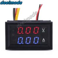 ราคา Dc0-100v 1A 10A 50A 100A โวลต์มิเตอร์แอมมิเตอร์ดิจิตอล 2 in1 แผงมัลติมิเตอร์ DC4-30V แรงดันไฟฟ้าแอมป์มิเตอร์ แรงดันไฟฟ้าและกระแสปรับได้ Voltage and current adjustable (40604492524)