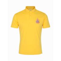 ราคา WARRIX เสื้อโปโล สีเหลือง พร้อมตราสัญลักษณ์ รุ่น PIQUE POLO (WA-241PLAKI06) (42661857922)