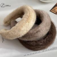 ราคา LUImo สีทึบ Widen Thicken ผมผู้หญิงสาวหวานอเนกประสงค์ Soft Fluffy Furry ผม Hoops ฤดูหนาวอุปกรณ์เสริมผมของขวัญใหม่ (44704613850)