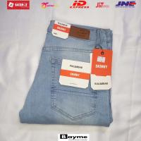 ราคา Men& 39;s Pull and Bear Skinny Jeans สี BlueSky/BlueNavy (24637725479)