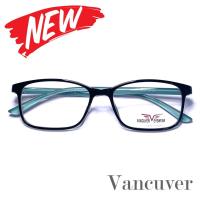 ราคา กรอบแว่นตา สำหรับตัดเลนส์ แว่นตา รุ่น Vancuver 3212 สีดำใส ทรงเหลี่ยม ขาข้อต่อ วัสดุพลาสติกพีซีเกรดเอ (19129315497)