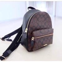 ราคา Coach กระเป๋าเป้ มินิ ลายซีสีน้ำตาล (469331036)