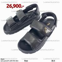 ราคา [พร้อมส่ง]: Prada Nappa Leather Sandals /Shoes‼️ก่อนกดสั่งรบกวนทักมาเช็คสต๊อคก่อนนะคะ‼️ (52305312207)