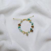 ราคา กำไลข้อมือเชือกถักหินสีน่ารักๆ ⋆ ✮ (25278398243)