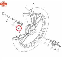 ราคา ลูกปืนล้อหน้า แท้ศูนย์ SPARK NANO YAMAHA /ยามาฮ่า สปาร์ค นาโน /BEARING ลูกปืน / 93306-300X9 (42463675310)
