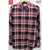 ราคา UNIQLO แท้ เสื้อเชิ๊ตแขนยาวลายสก๊อต (1251926347)
