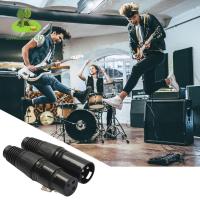 ราคา 8 ชิ้น 3Pin XLR Connector ปลั๊กไมโครโฟนชายหญิงอะแดปเตอร์ MIC สายไฟ [edoorlife01.th] (49304540219)