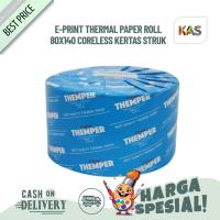ราคา กระดาษม้วนความร้อน E-print 80 x 140 กระดาษใบเสร็จเครื่องบันทึกเงินสด Coreless – ม้วน (KAS) (50254032153)