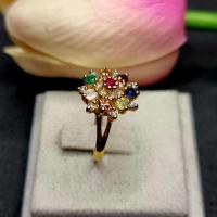ราคา แหวนพลอยนพเก้าแท้ เพชรแท้ (22847887892)
