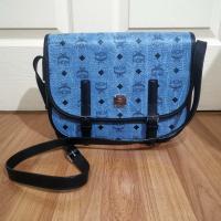 ราคา MCM BABY BLUE BAG/SHOULDER BAG/CROSS BODY BAG สายปรับได้ *มือสอง*ของแท้100% (7142869362)