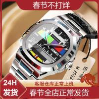 ราคา Ruizhiyuan ONTHEEDGE นาฬิกา 22 แบรนด์ผู้ชาย High-End กันน้ํานาฬิกาควอทซ์สี่เหลี่ยม AV90 (43828304506)