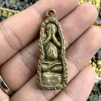 ราคา พระปิดตา หลวงปู่เอี่ยม วัดหนัง เนื้อชนวนสัมฤทธิ์หล่อแบบโบราณ (44219061000)