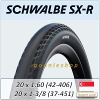 ราคา Schwalbe SX-R (20x1.6/20x1-3/8) Tyre BMX Brompton G Line (55504872307)