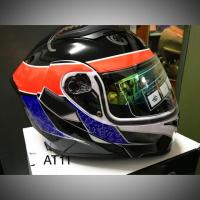 ราคา หมวกกันน็อคเต็มใบ หุ้มคาง แว่น2ชั้น AT11 (1822479646)