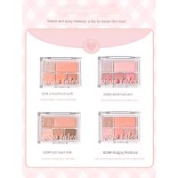 ราคา อายแชโด eyeshadow palette Gogotales gogotales พาเลทอายแชโดว์ 5 สี Matte Earth Milk Tea Color Makeup Blush Highlight All-in-One Palette Female (41427989087)